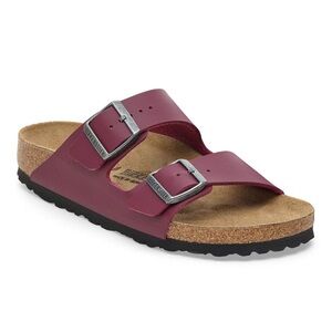 Birkenstock Arizona Buckle Red Birko-Flor Sandals Women’s 40